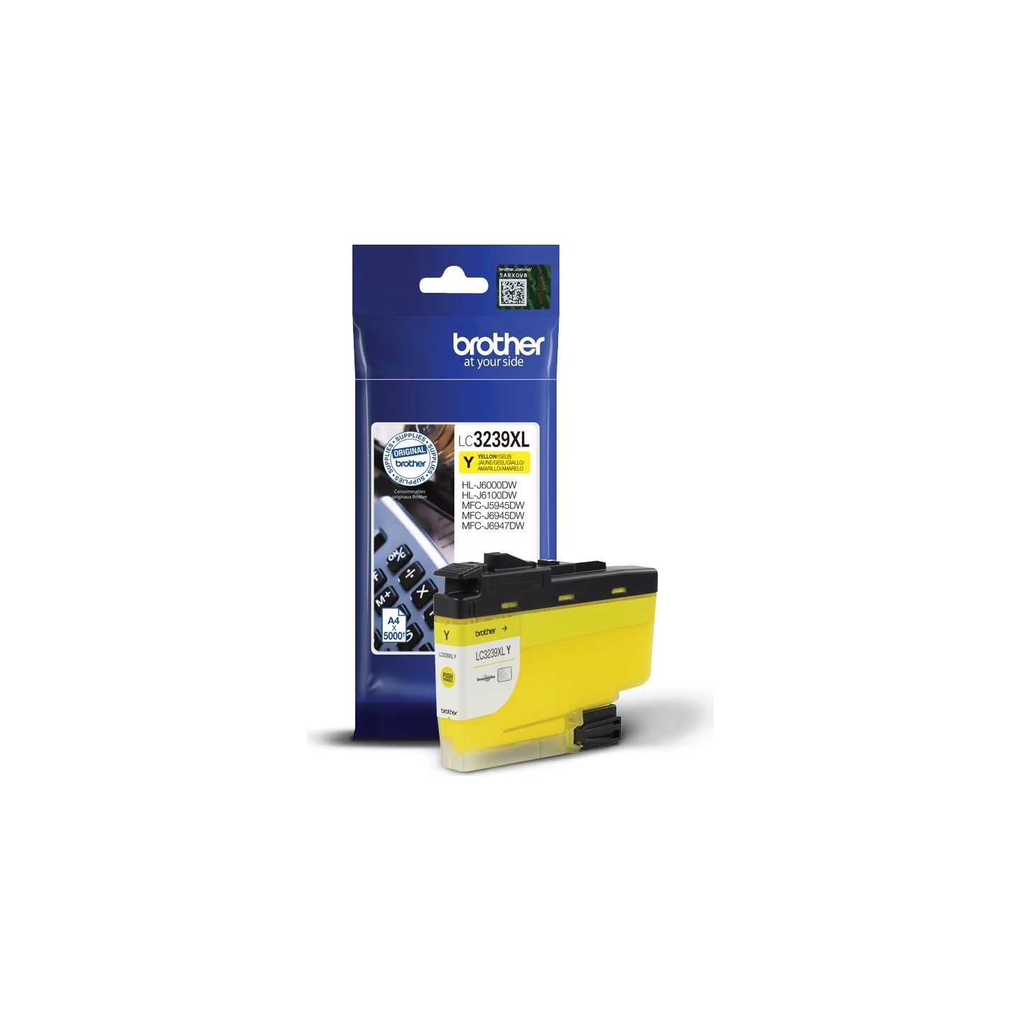 Brother High-yield Ink Cartridge | LC3239XLY | Ink | Yellow