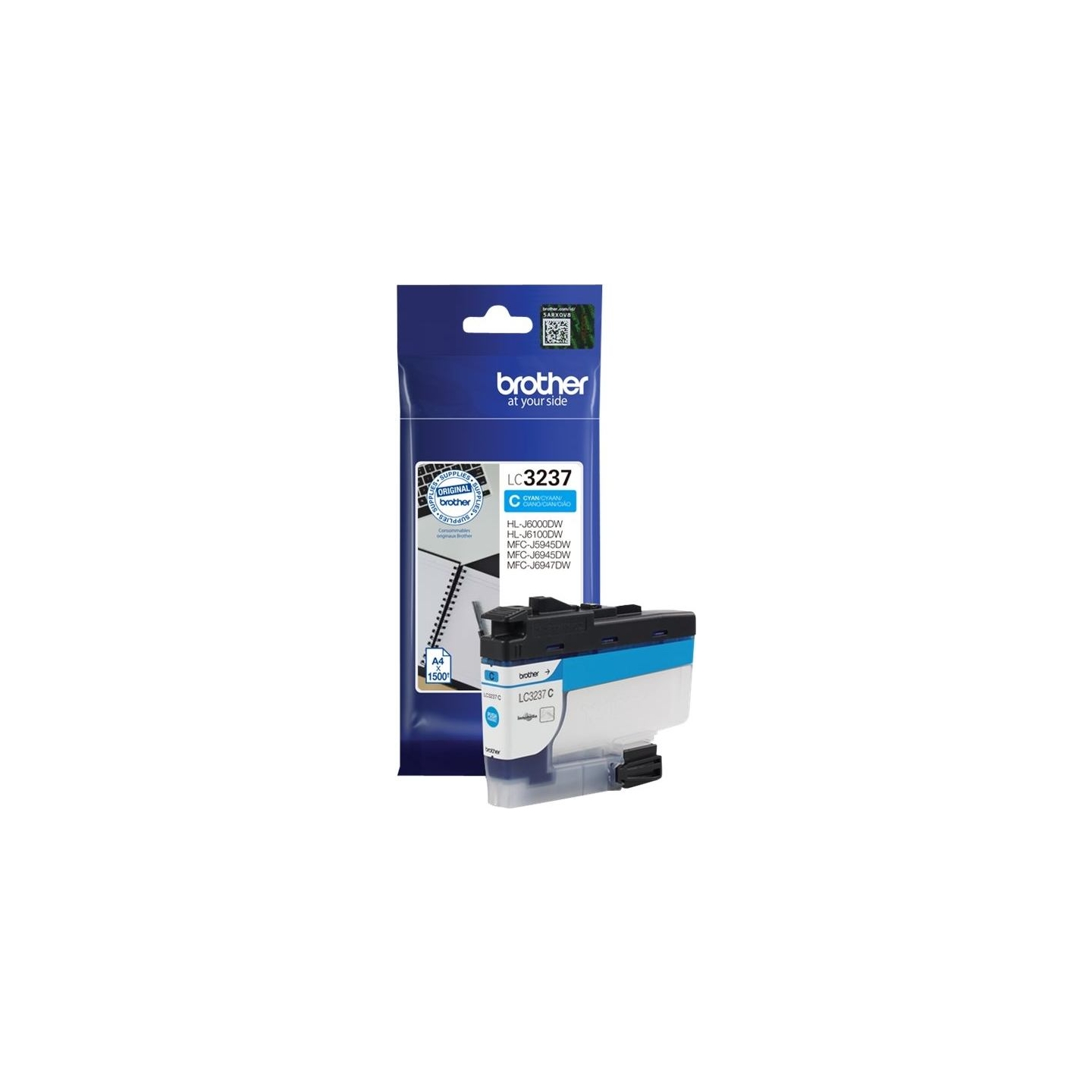Brother LC3237C | Ink Cartridge | Cyan