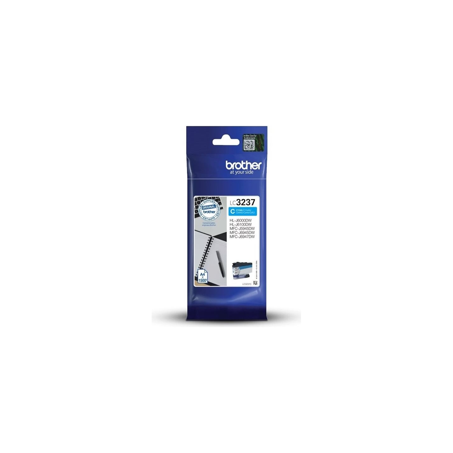 Brother LC3237C | Ink Cartridge | Cyan