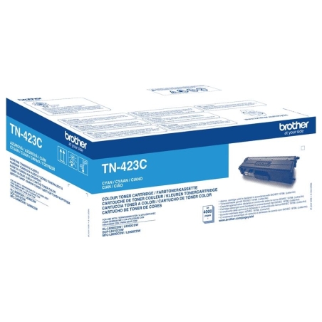 Brother TN-423C CYAN HIGH YIELD TONER, 4,000P