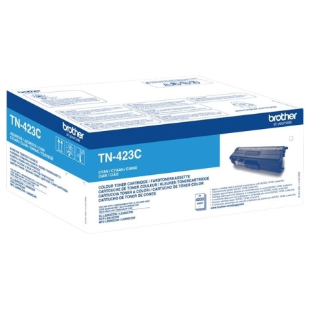 Brother TN-423C CYAN HIGH YIELD TONER, 4,000P