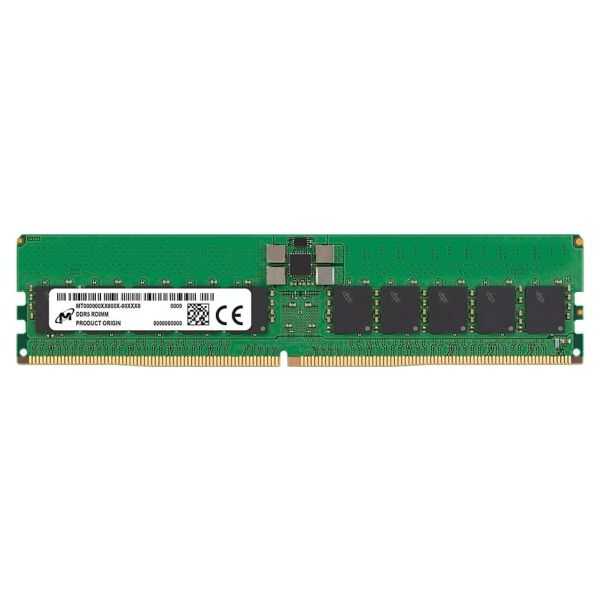 Micron DDR5 RDIMM 32GB 2Rx8 6400 CL52 (16Gbit) (Tray)