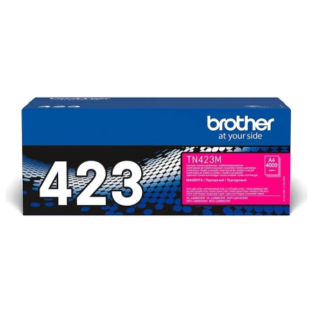 Brother TN-423M MAGENTA HIGH YIELD TONER, 4,000P