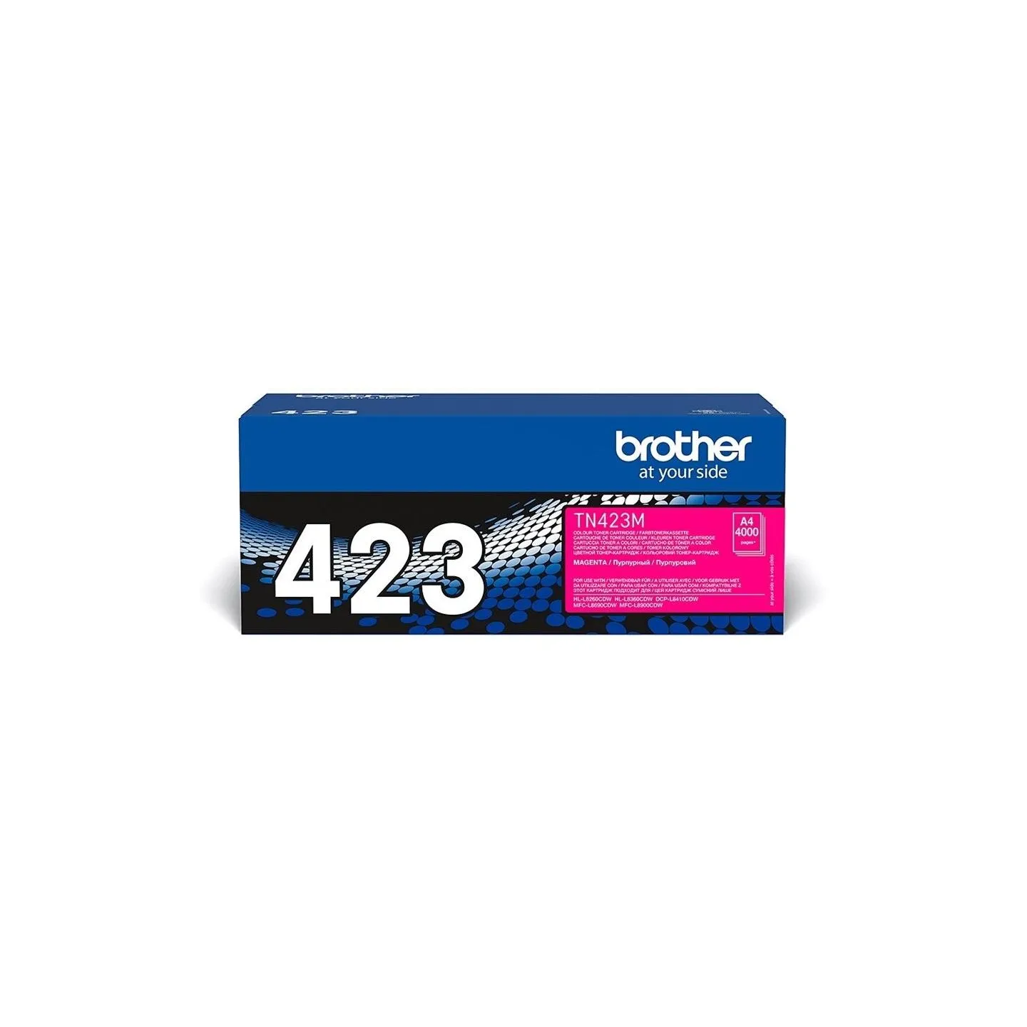 Brother TN-423M MAGENTA HIGH YIELD TONER, 4,000P