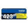 Brother TN-423Y YELLOW HIGH YIELD TONER, 4,000P