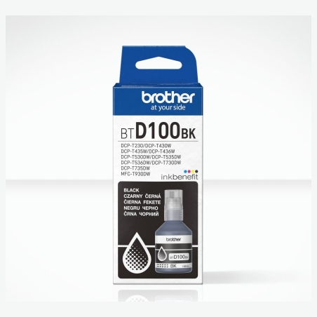 Brother BTD100BK BLACK INK BOTTLE - 7,500 PAGES