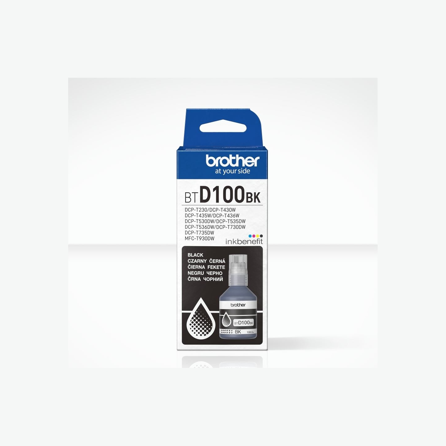 Brother BTD100BK BLACK INK BOTTLE - 7,500 PAGES