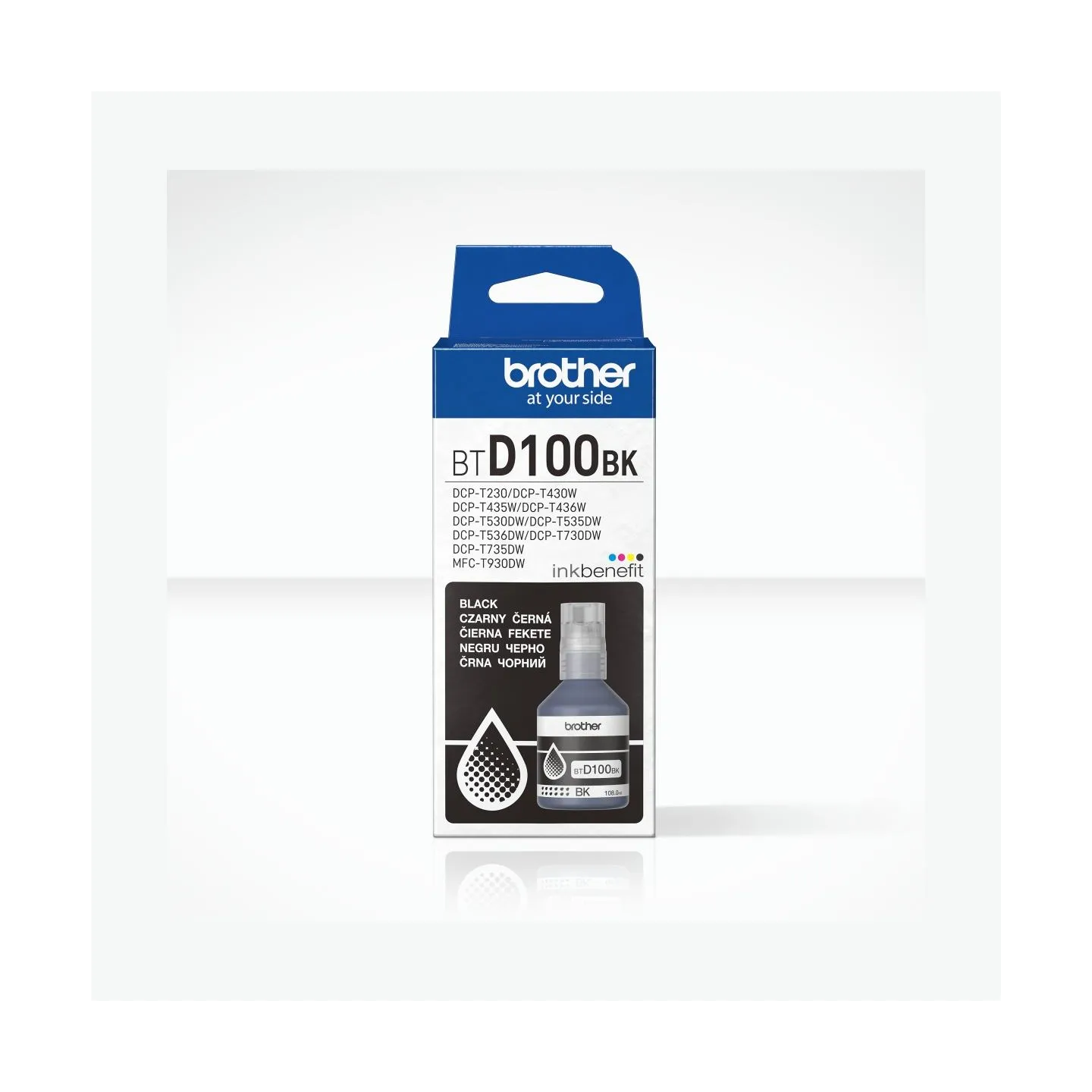 Brother BTD100BK BLACK INK BOTTLE - 7,500 PAGES