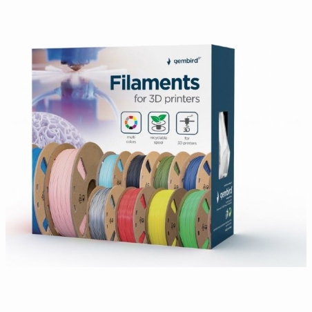 Gembird Plastic filament for cleaning 3D printer nozzle, 1.75 mm 100gr. | 3DP-CLN1.75-01