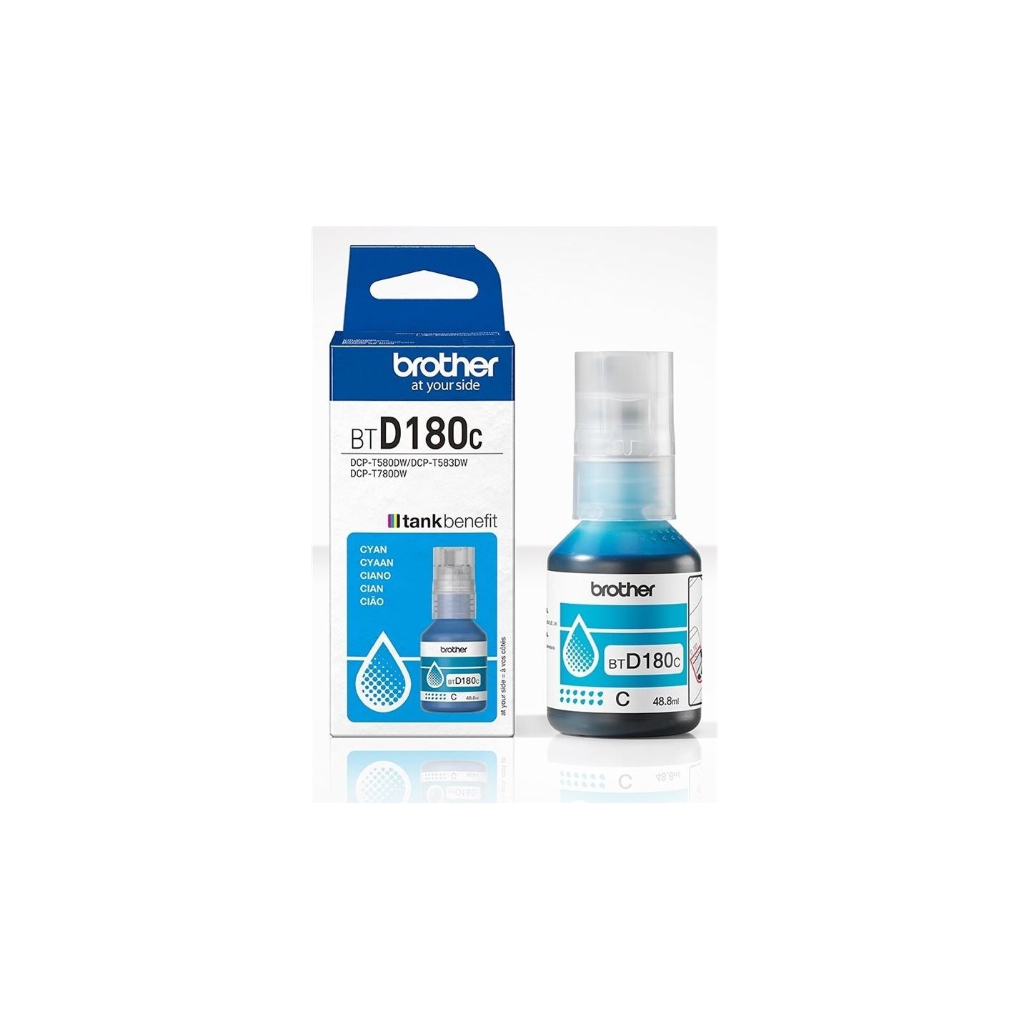 Brother BTD180C | Ink refill | Cyan