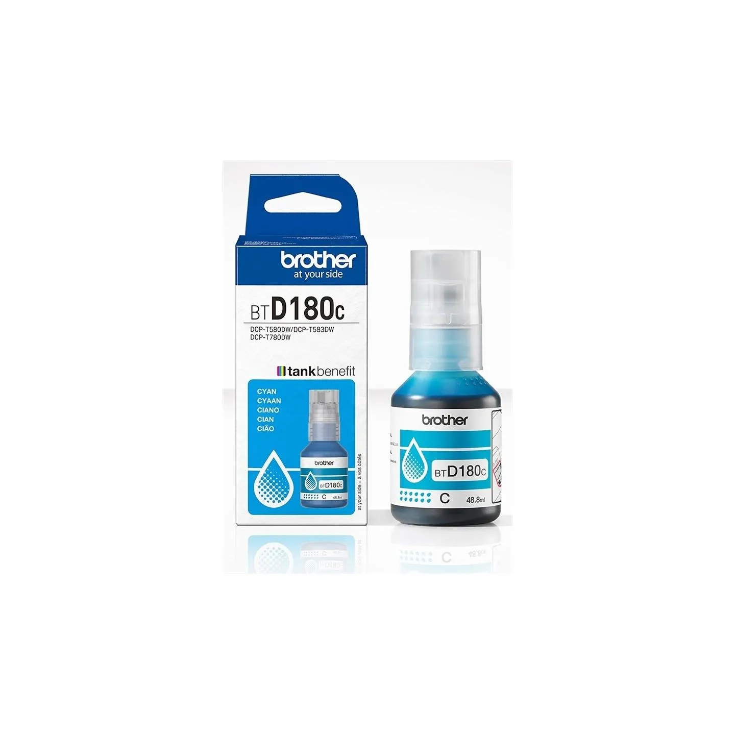 Brother BTD180C | Ink refill | Cyan