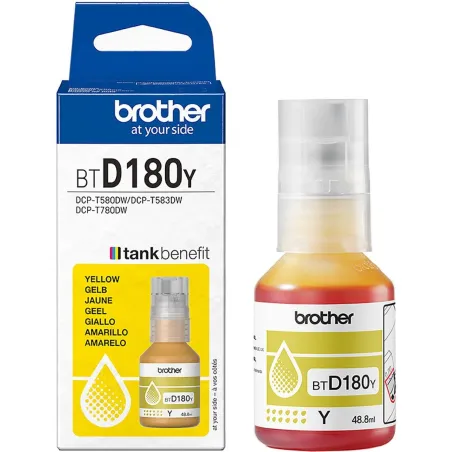 Brother BTD180Y | Ink refill | Yellow