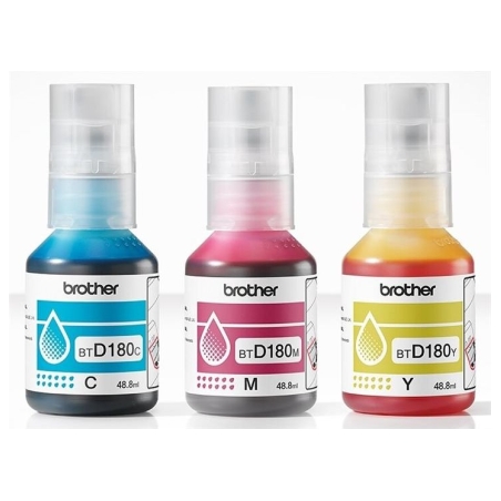 Brother BTD180CL | Ink refill | Yellow, Cyan, Magenta