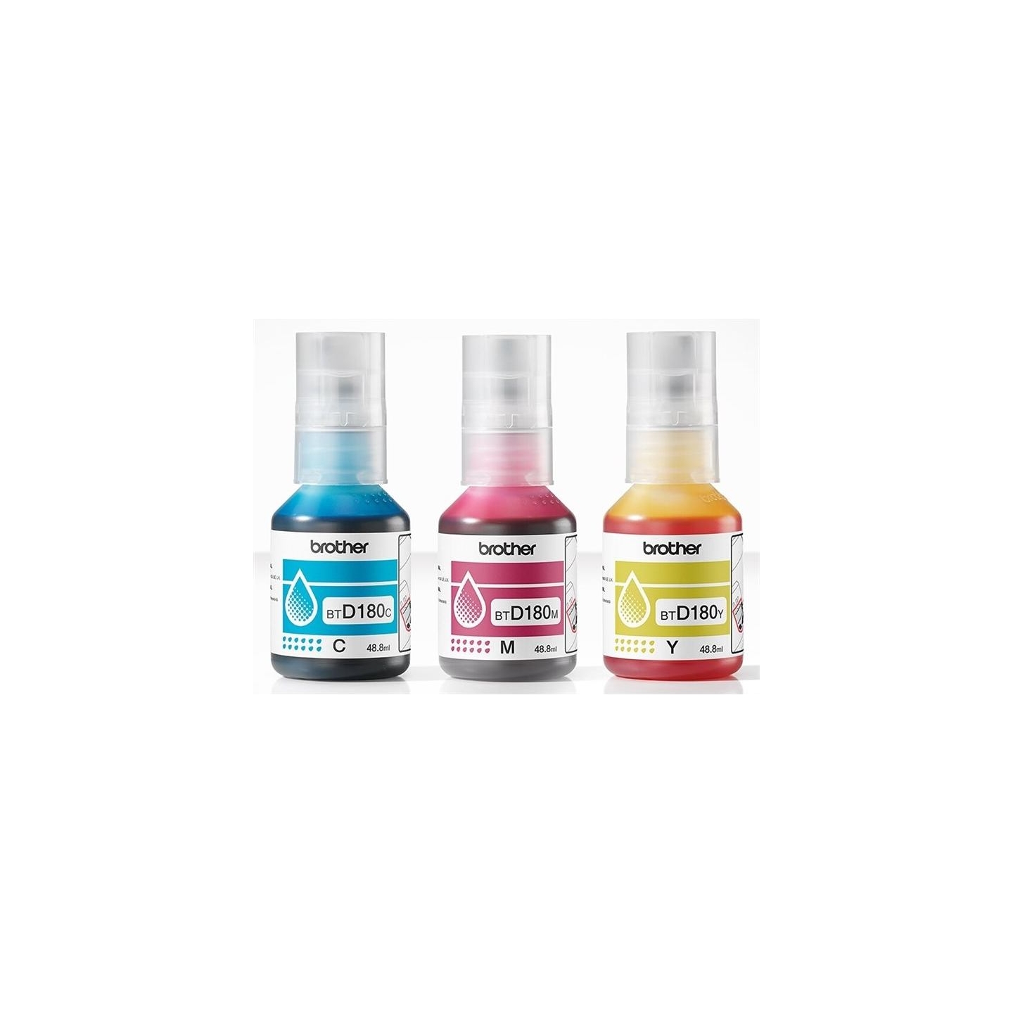 Brother BTD180CL | Ink refill | Yellow, Cyan, Magenta