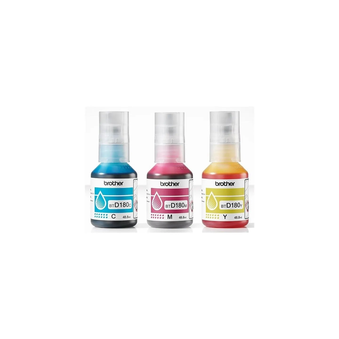 Brother BTD180CL | Ink refill | Yellow, Cyan, Magenta