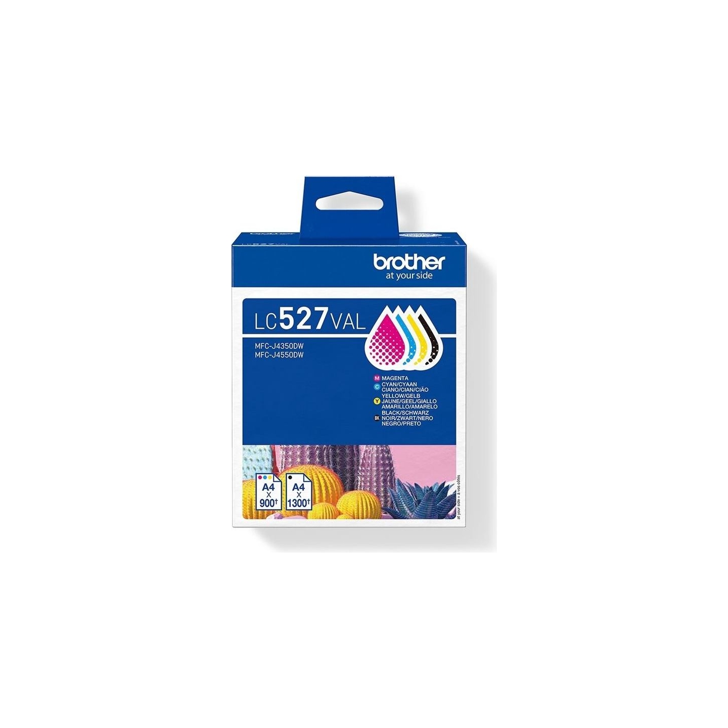 Brother LC527VAL Value Pack | Brother Ink cartridge | Black, yellow, cyan, magenta