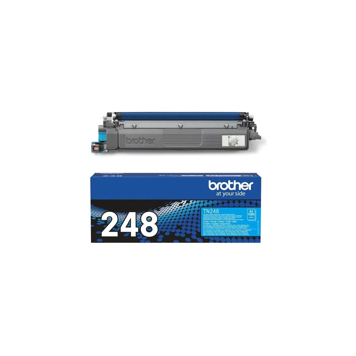 Brother TN-248C/M/Y | Toner cartridge | Greenish-blue