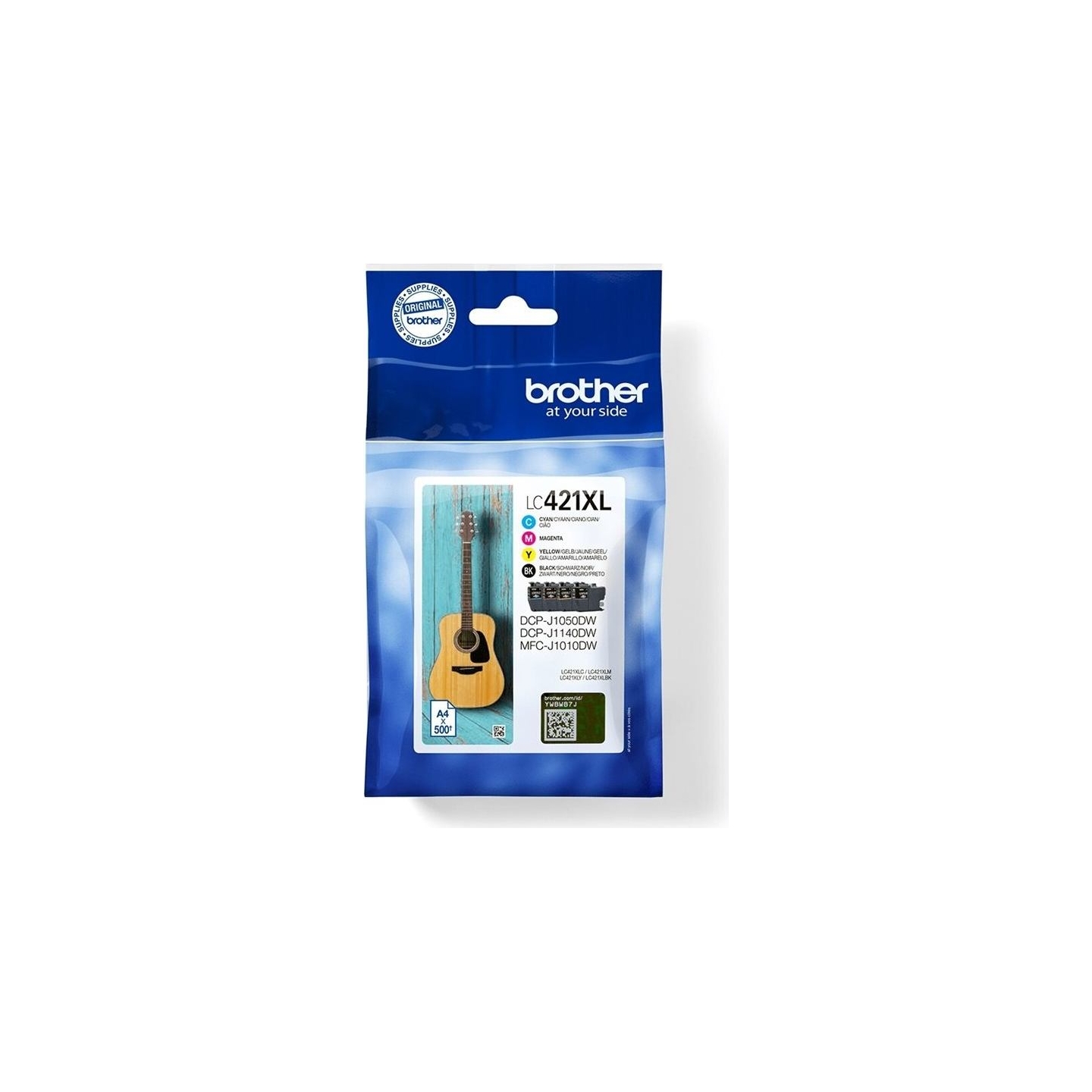 Brother LC421XLVAL Ink Cartridge Multipack | Brother Brother LC | LC421XLVAL | Brother LC421XL - 4-pack - XL - black, yellow, cy