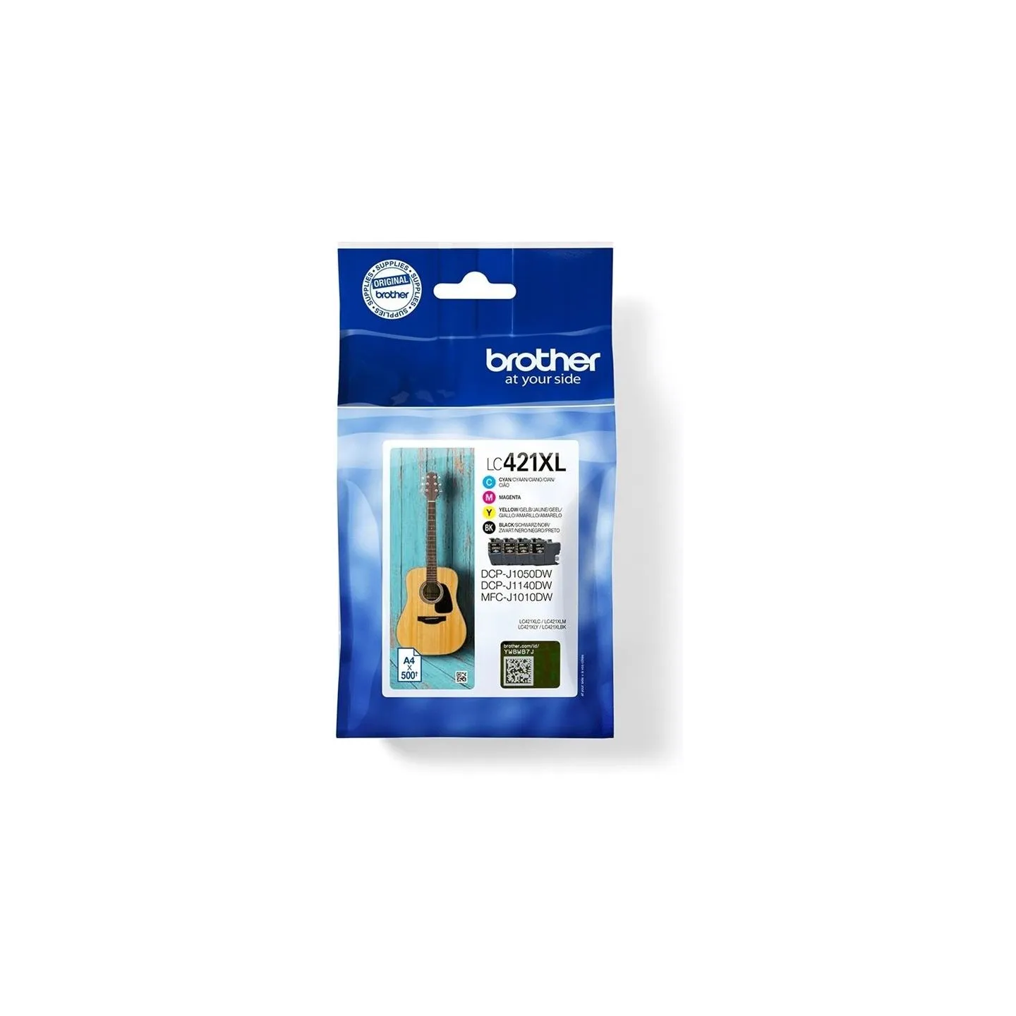 Brother LC421XLVAL Ink Cartridge Multipack | Brother Brother LC | LC421XLVAL | Brother LC421XL - 4-pack - XL - black, yellow, cy