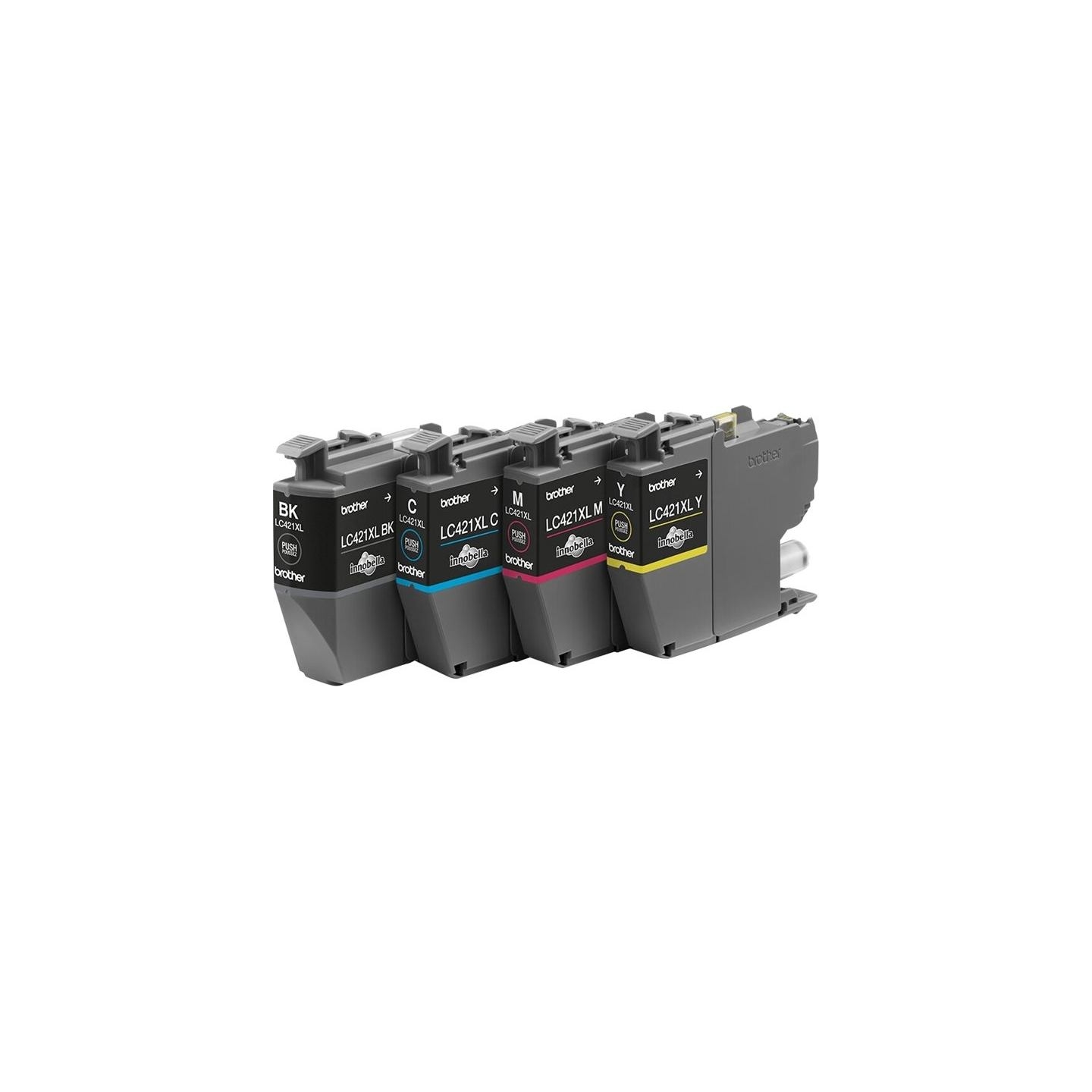 Brother LC421XLVAL Ink Cartridge Multipack | Brother Brother LC | LC421XLVAL | Brother LC421XL - 4-pack - XL - black, yellow, cy
