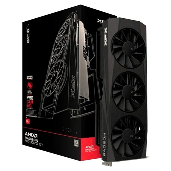 XFX Quicksilver AMD Radeon RX 9070XT 16GB GDDR6 256-bit HDMI 3xDP