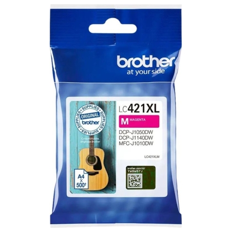 Brother LC421XLM Ink Cartridge, Magenta | Brother LC421XLM | Ink Cartridge | Magenta