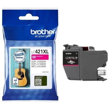 Brother LC421XLM Ink Cartridge, Magenta | Brother LC421XLM | Ink Cartridge | Magenta