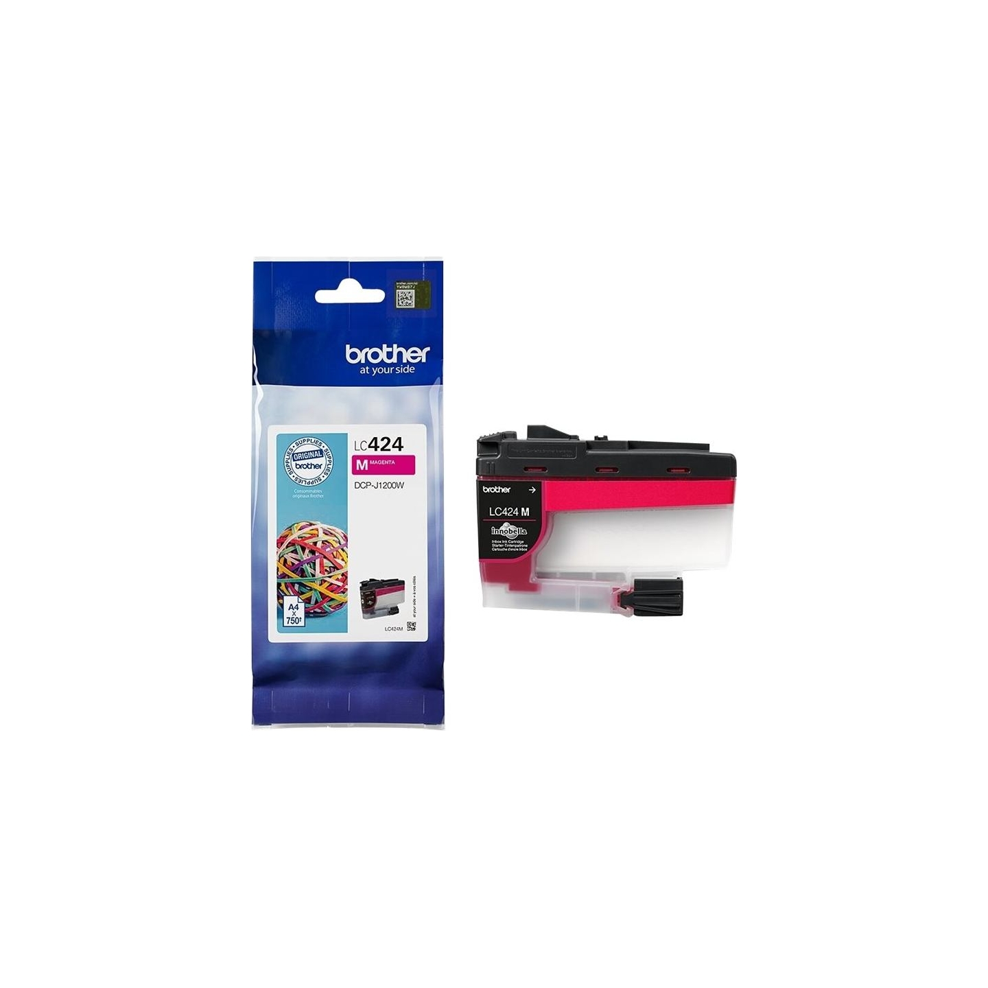 Brother LC-424M | Ink Cartridge | Magenta