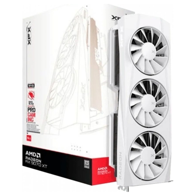 XFX Quicksilver AMD Radeon RX 9070XT White 16GB GDDR6 256-bit HDMI 3xDP