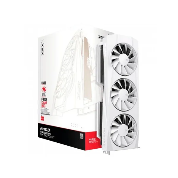 XFX Quicksilver AMD Radeon RX 9070XT White 16GB GDDR6 256-bit HDMI 3xDP