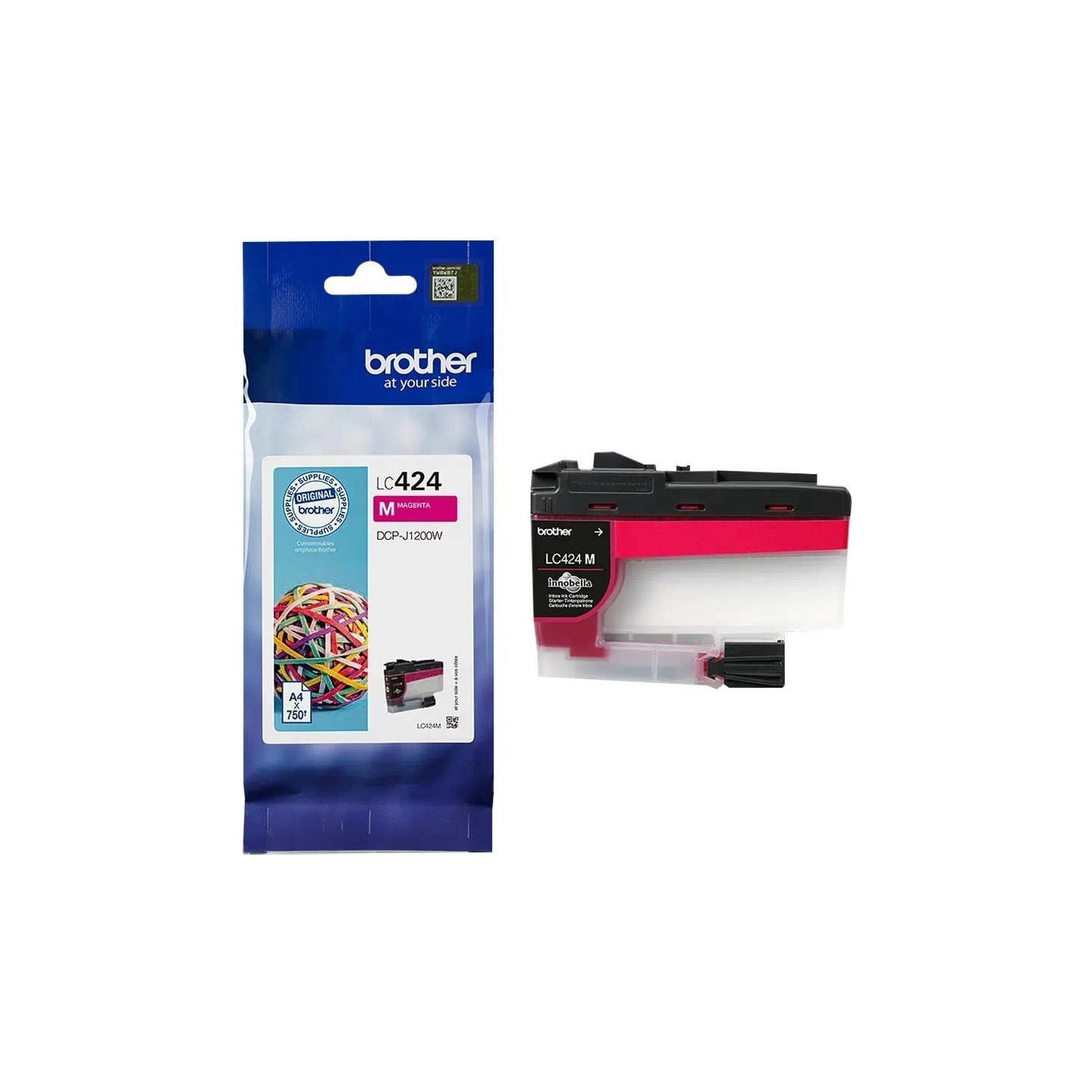 Brother LC-424M | Ink Cartridge | Magenta
