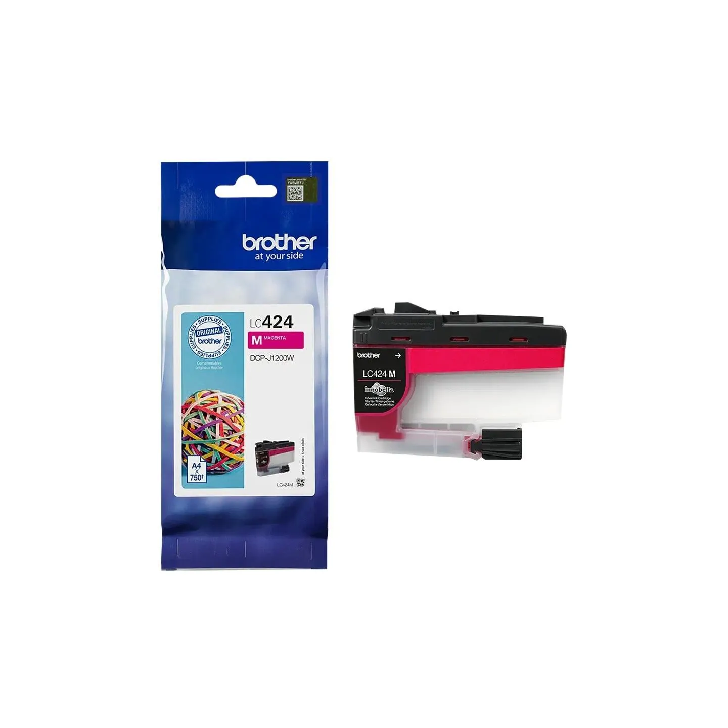 Brother LC-424M | Ink Cartridge | Magenta