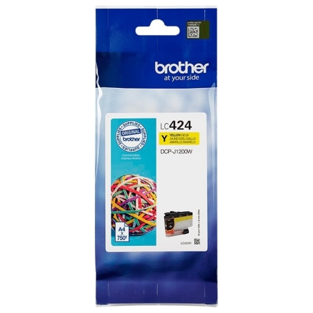 Brother LC-424Y | Ink Cartridge | Yellow