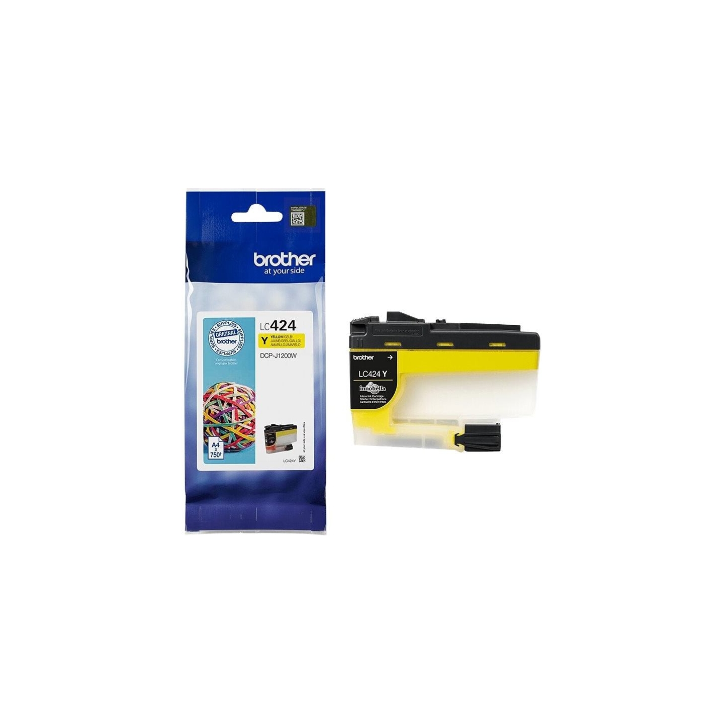 Brother LC-424Y | Ink Cartridge | Yellow