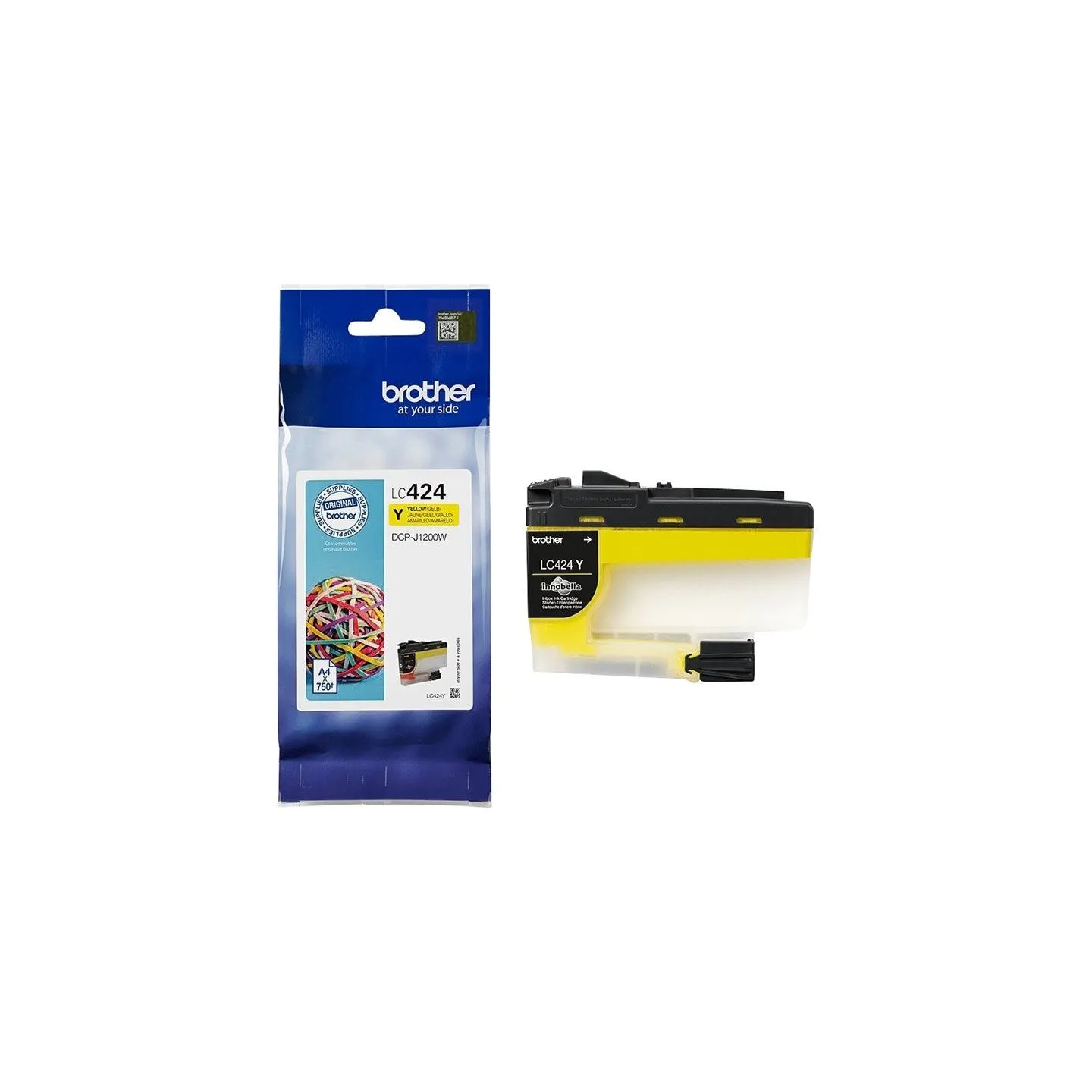 Brother LC-424Y | Ink Cartridge | Yellow