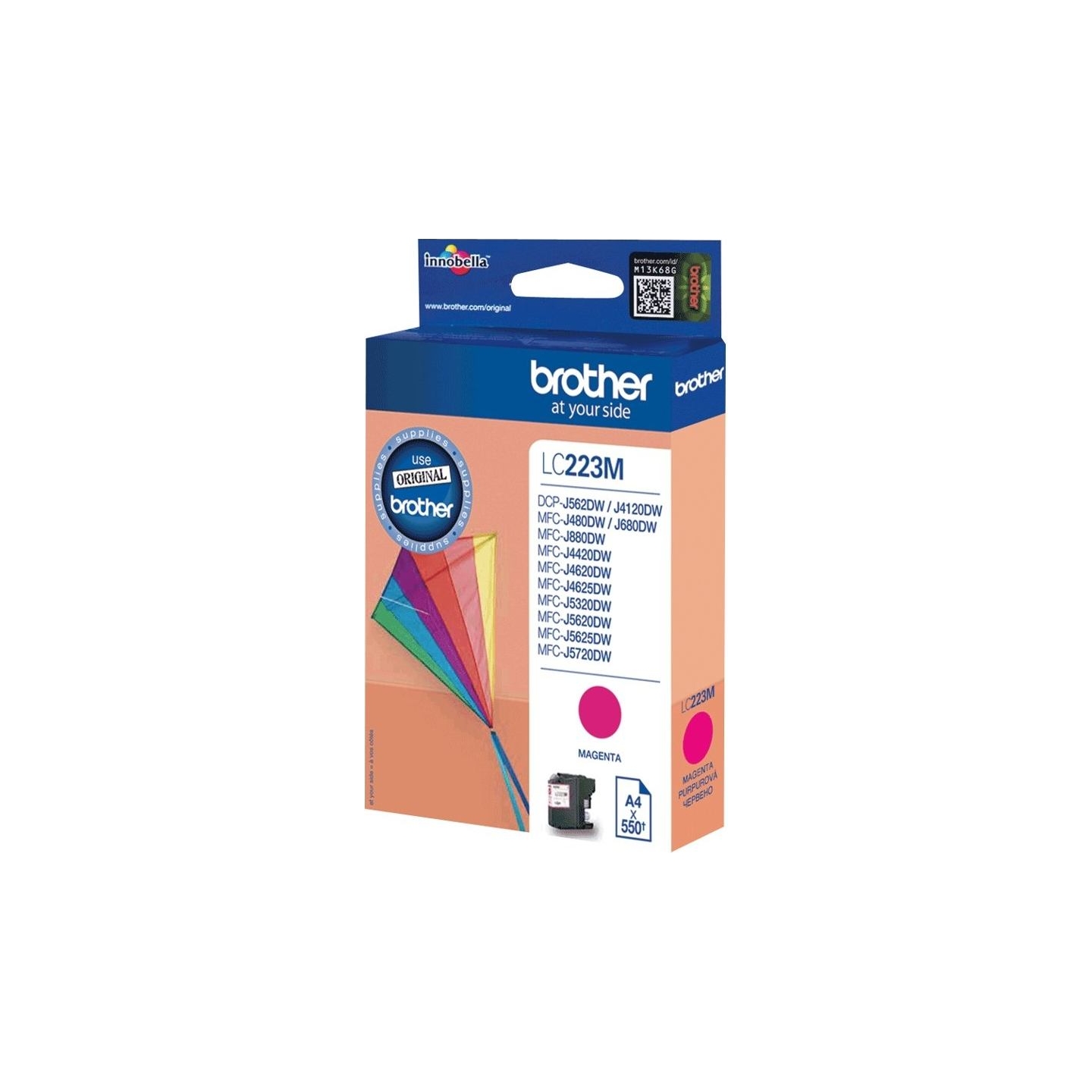 Brother LC223M ink magenta 550pages