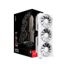 XFX Swift AMD Radeon RX 9070 OC White Triple Fan Gaming Edition with 16GB GDDR6 HDMI 3xDP, AMD RDNA 4