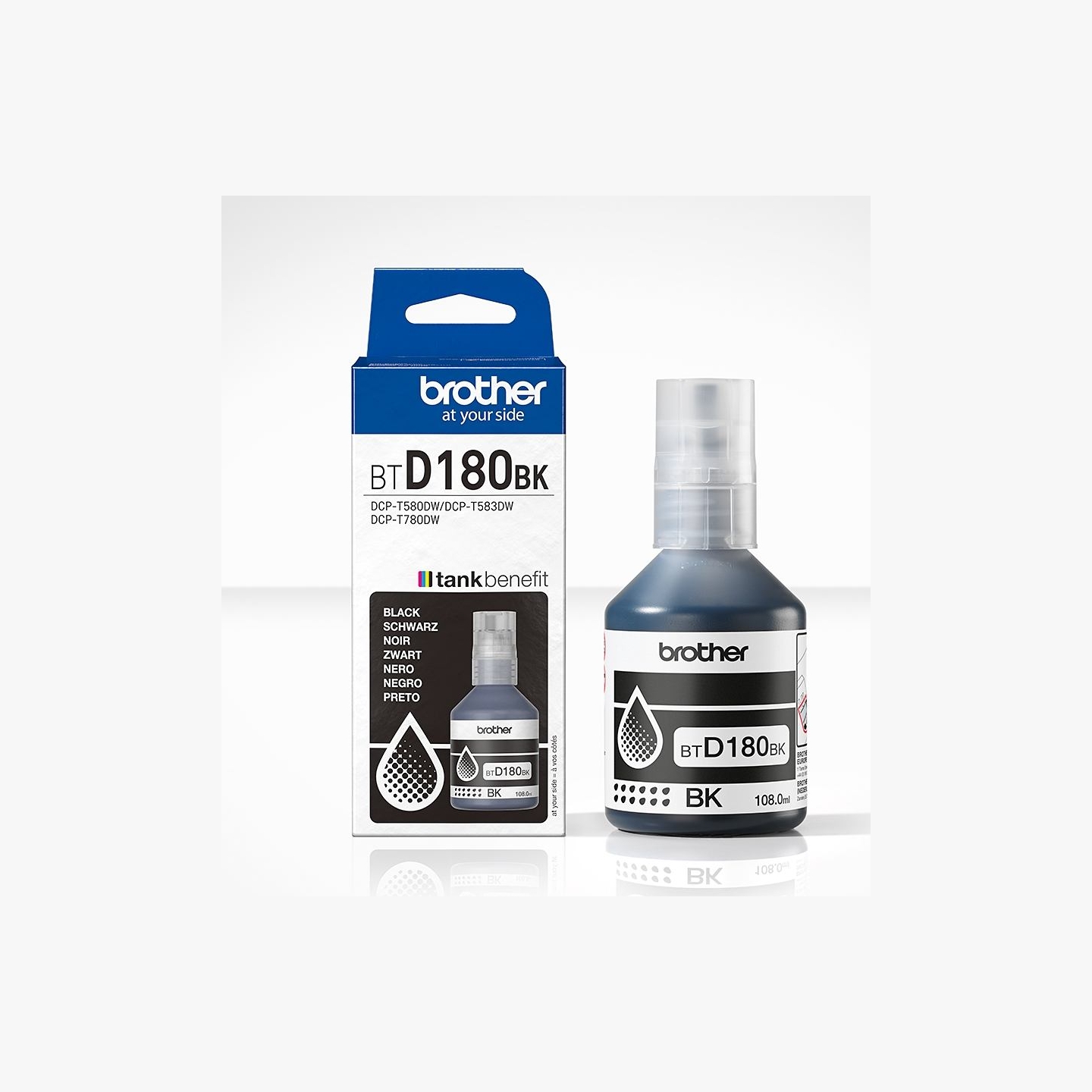 Brother BTD180BK | Ink Bottle | Black