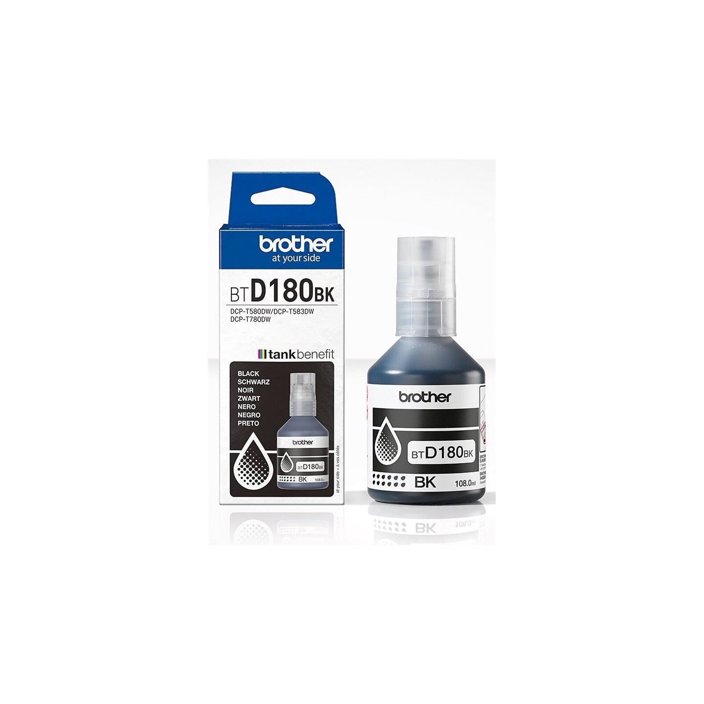 Brother BTD180BK | Ink Bottle | Black