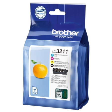 Brother LC3211VAL VALUE PACK (LC3211 BK/C/M/Y)