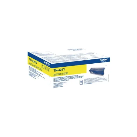 Brother TN-421Y YELLOW TONER, 1,800P