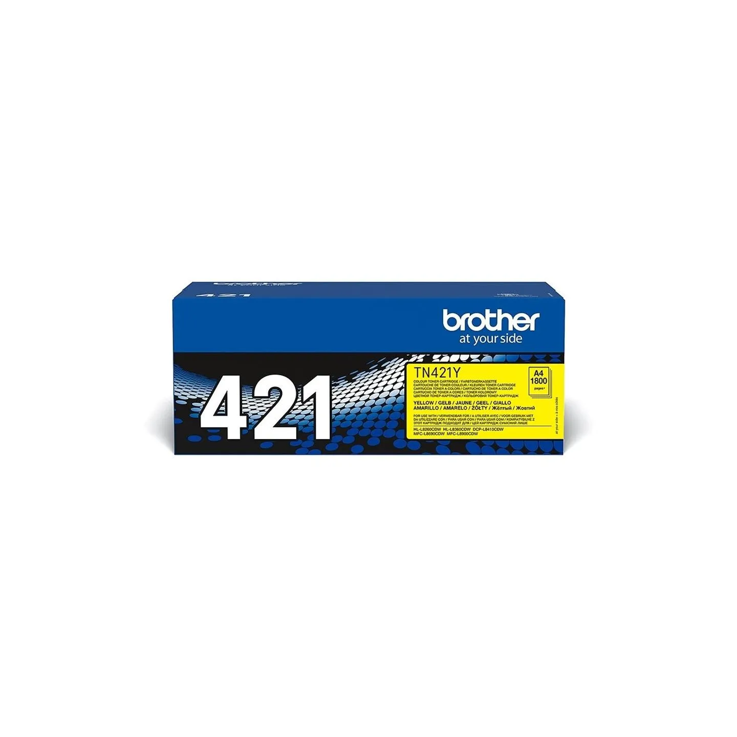 Brother TN-421Y YELLOW TONER, 1,800P