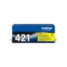 Brother TN-421Y YELLOW TONER, 1,800P