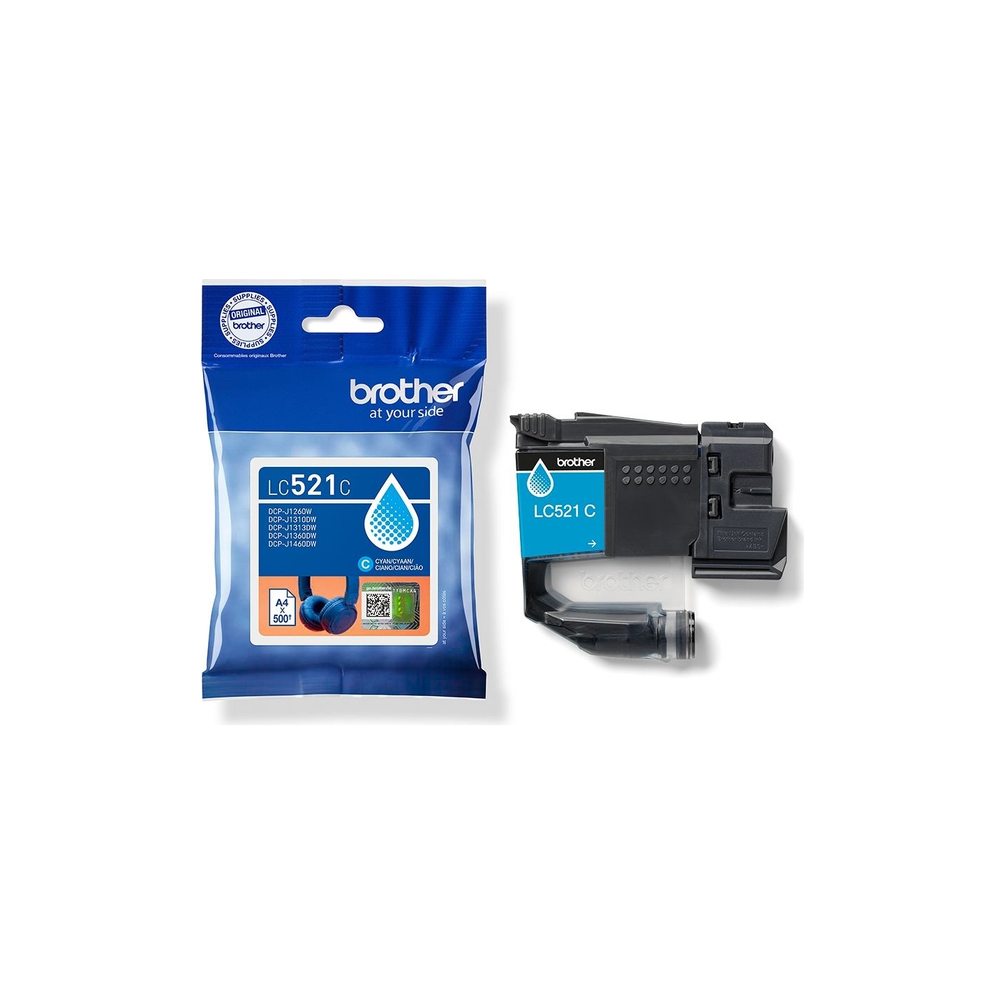 Brother LC521C | Ink Cartridges | Cyan