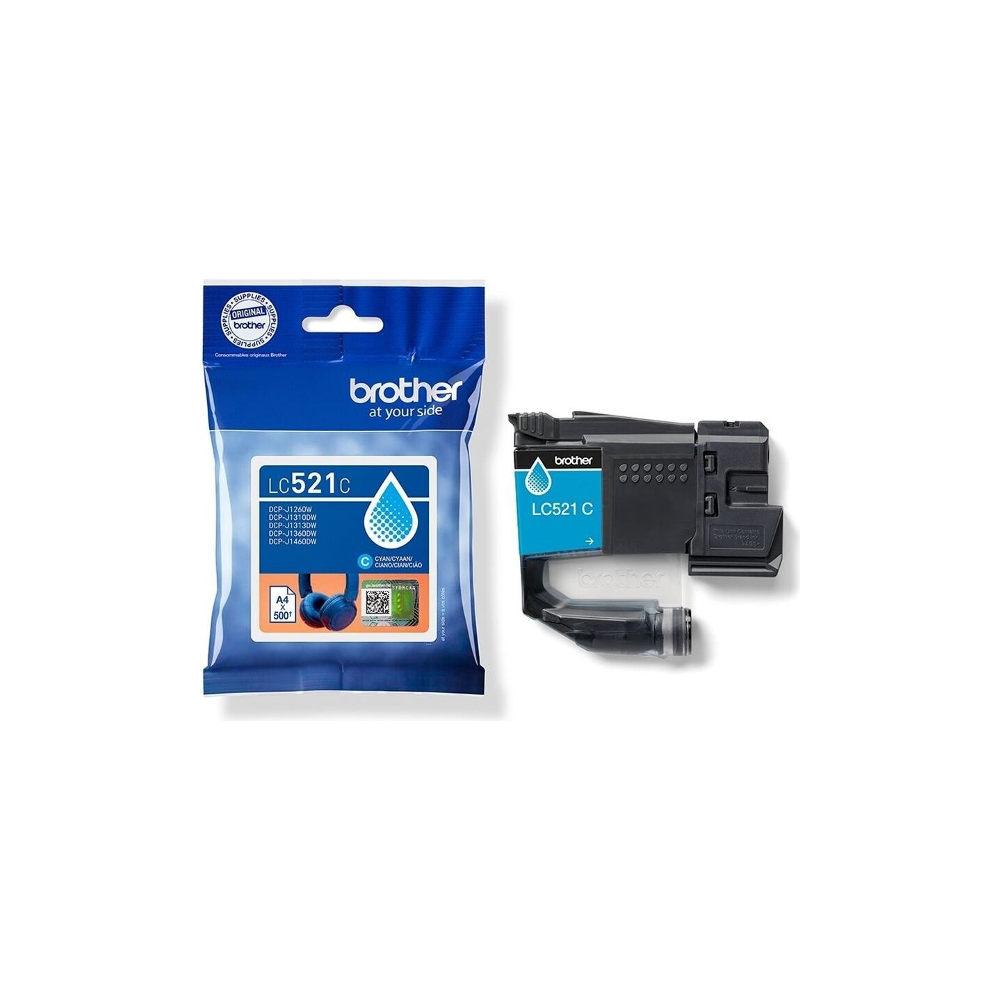 Brother LC521C | Ink Cartridges | Cyan