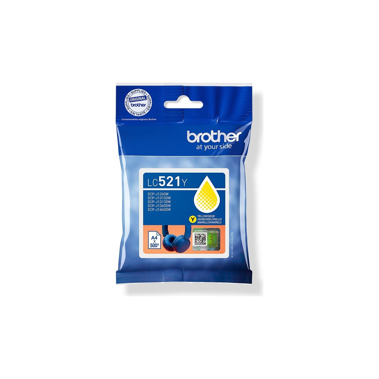 Brother LC521Y | Ink Cartridges | Yellow