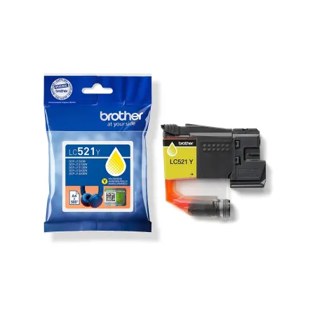 Brother LC521Y | Ink Cartridges | Yellow