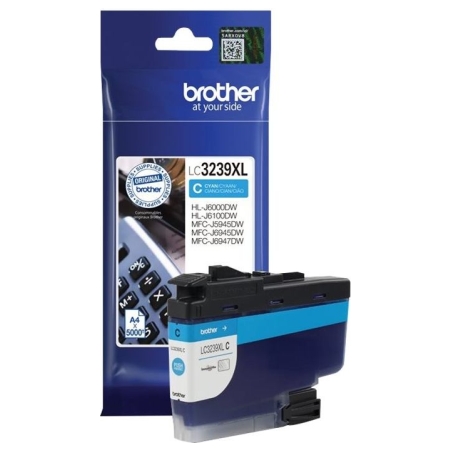 Brother High-yield Ink Cartridge | LC3239XLC | Ink | Cyan