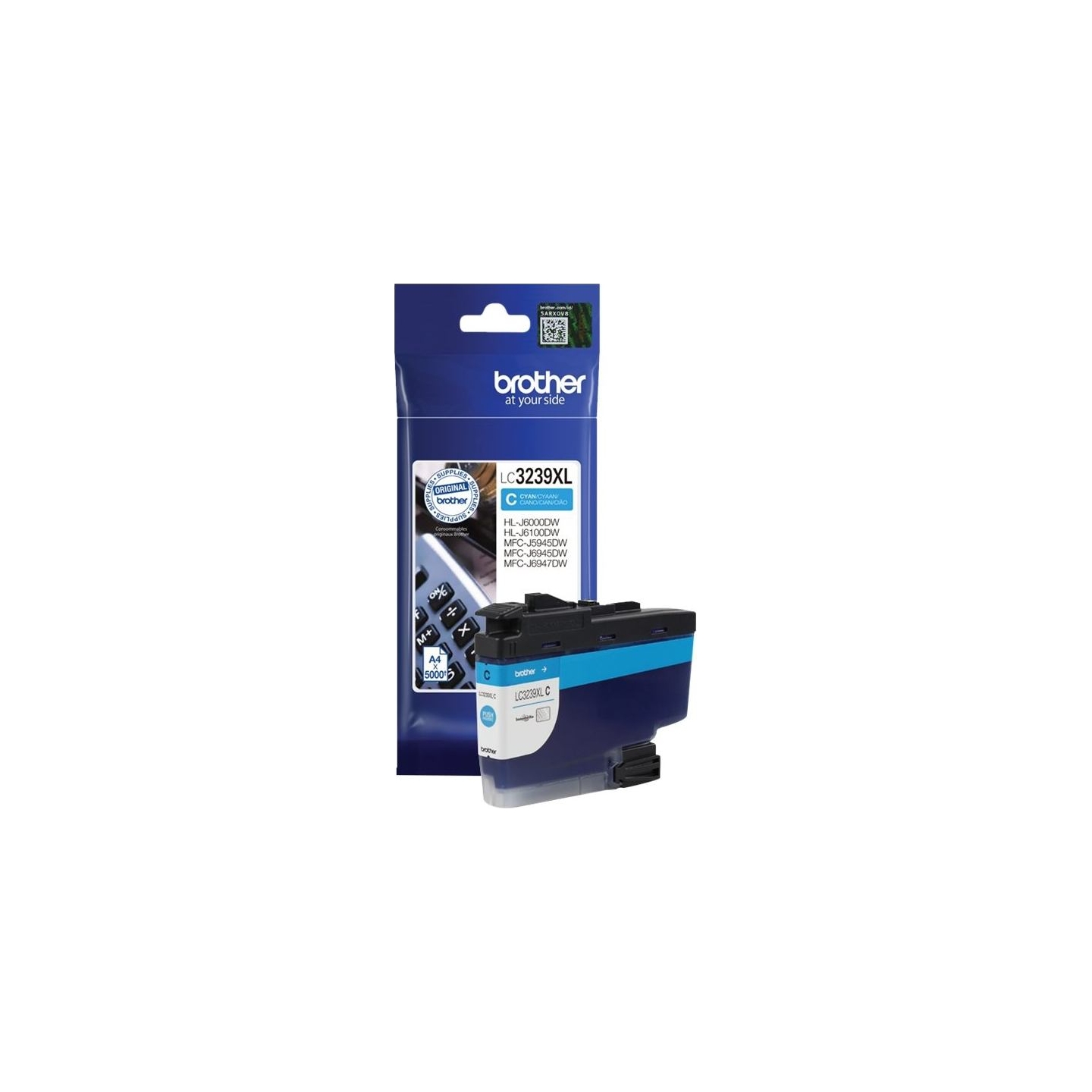 Brother High-yield Ink Cartridge | LC3239XLC | Ink | Cyan