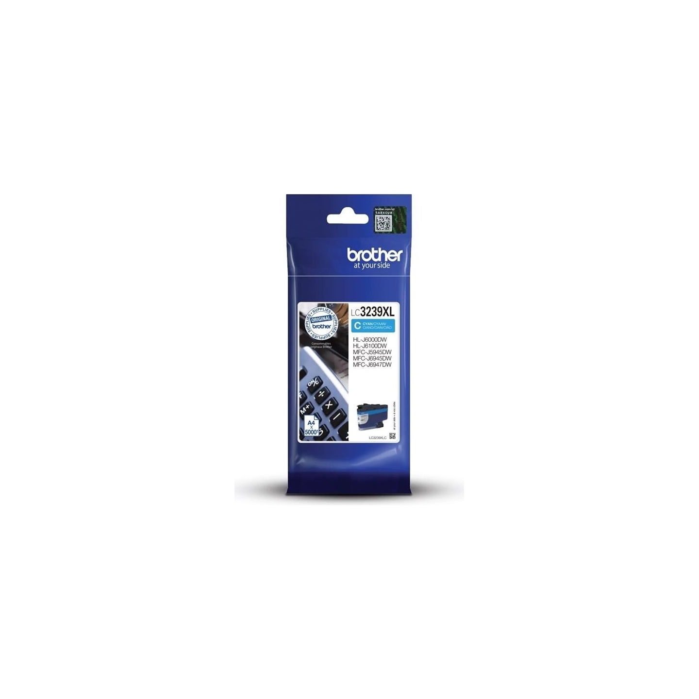 Brother High-yield Ink Cartridge | LC3239XLC | Ink | Cyan